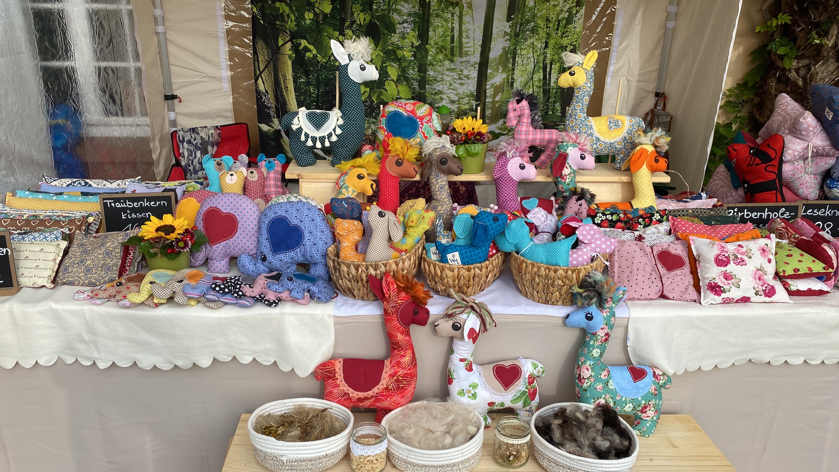 Ein weiterer Einblick in den Marktstand